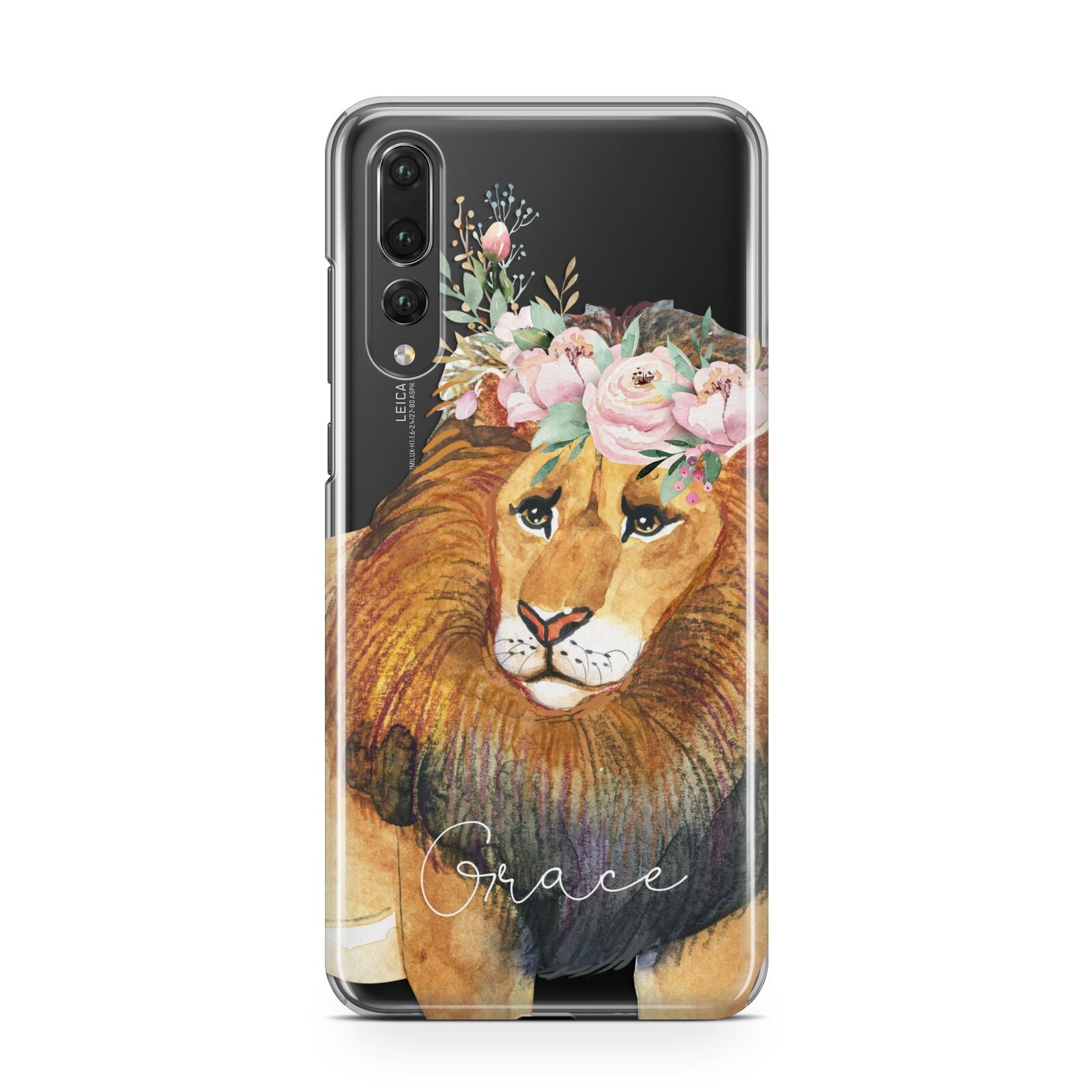 Personalised Lion Huawei P20 Pro Phone Case