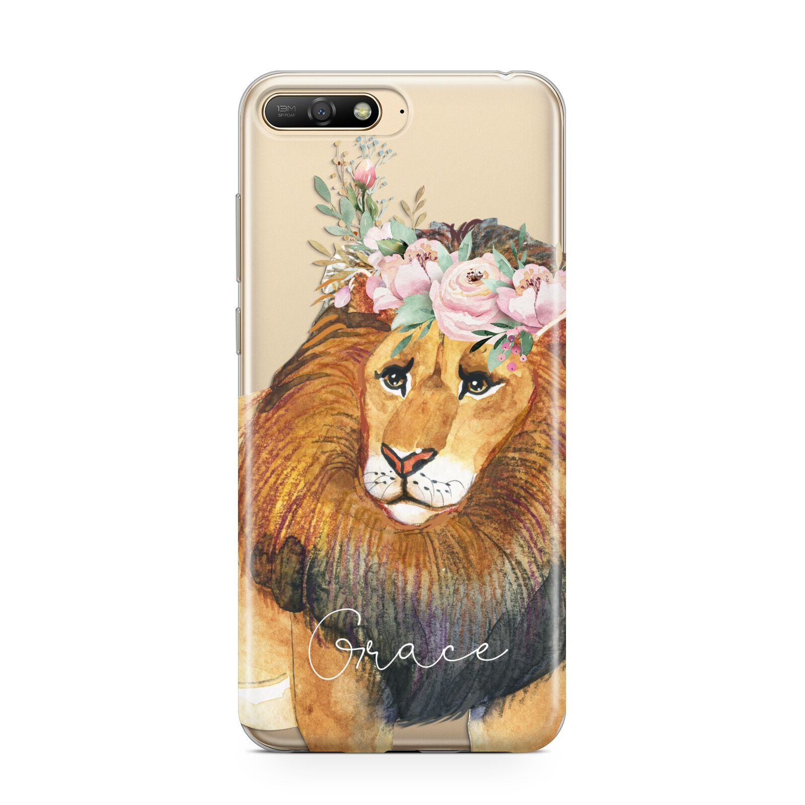 Personalised Lion Huawei Y6 2018