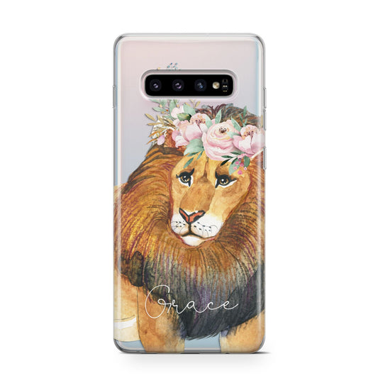 Personalised Lion Protective Samsung Galaxy Case