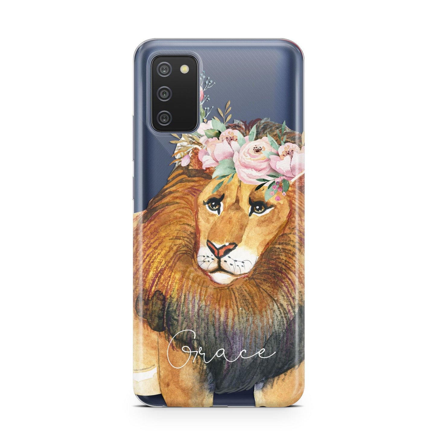 Personalised Lion Samsung A02s Case