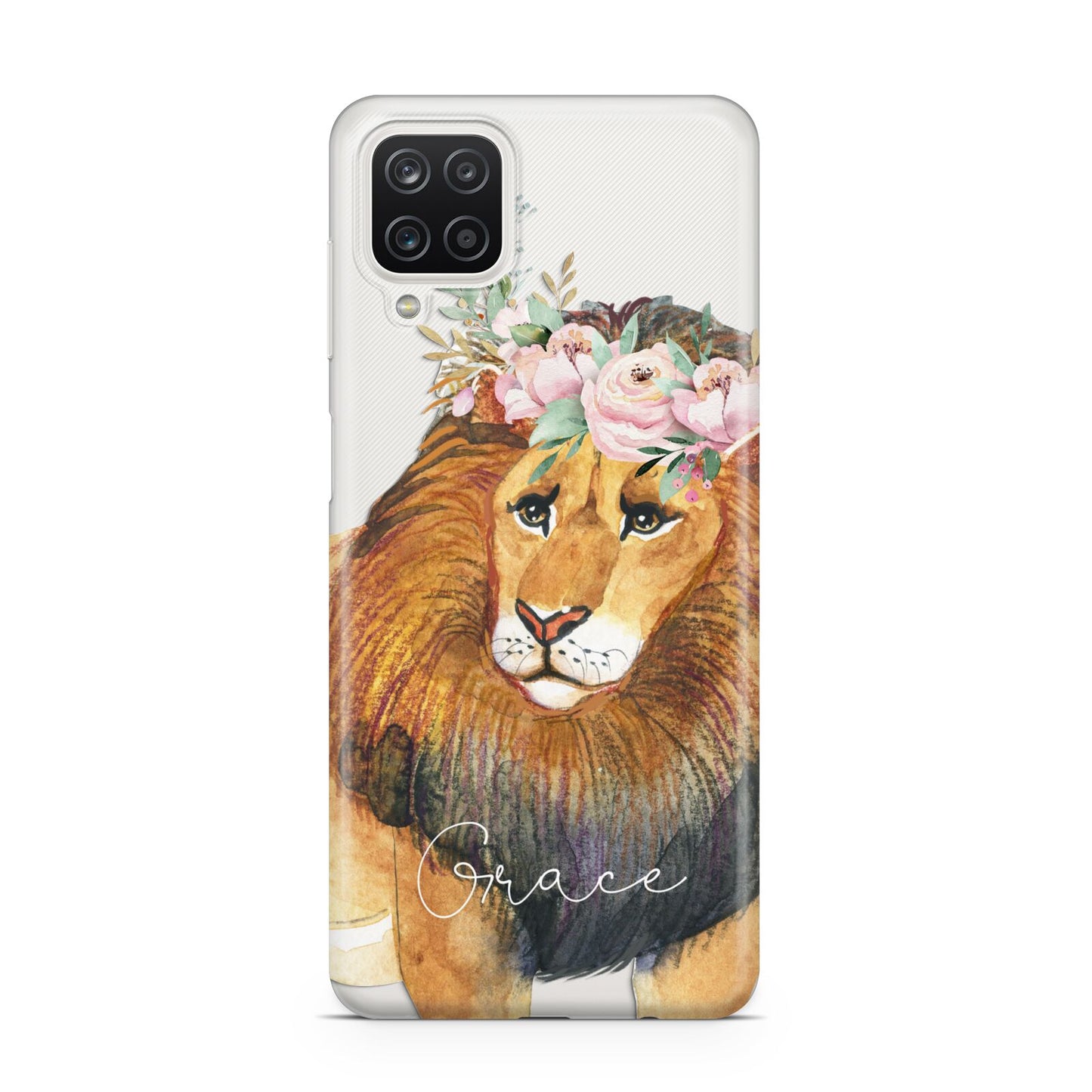 Personalised Lion Samsung A12 Case