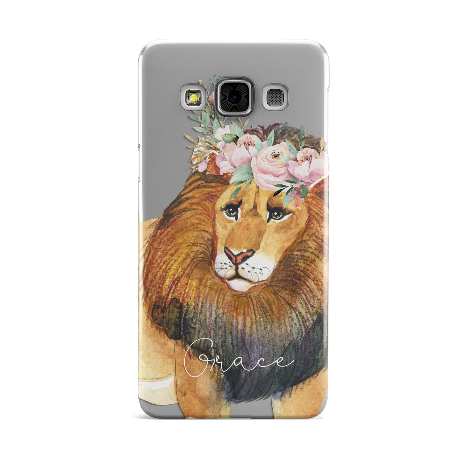 Personalised Lion Samsung Galaxy A3 Case