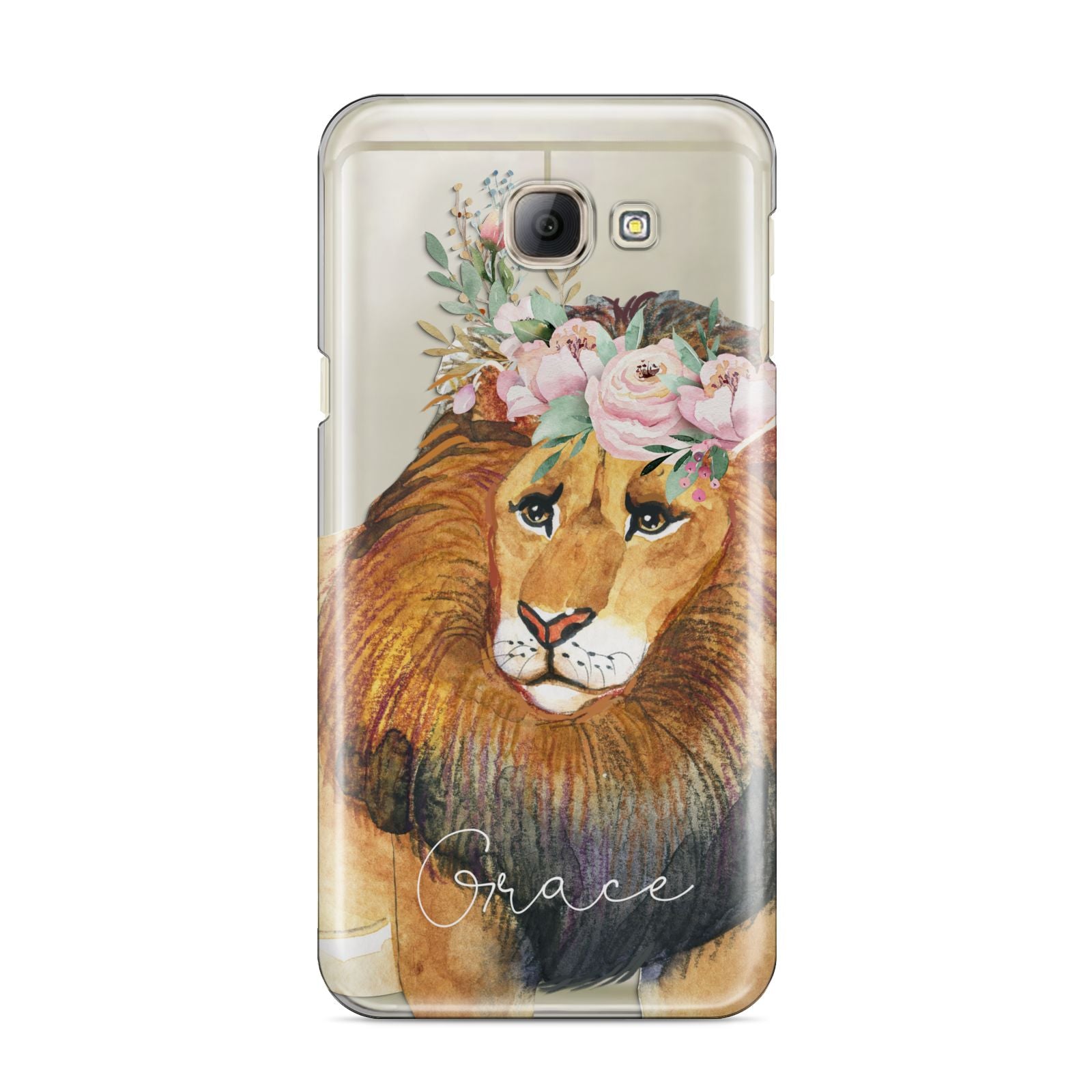 Personalised Lion Samsung Galaxy A8 2016 Case