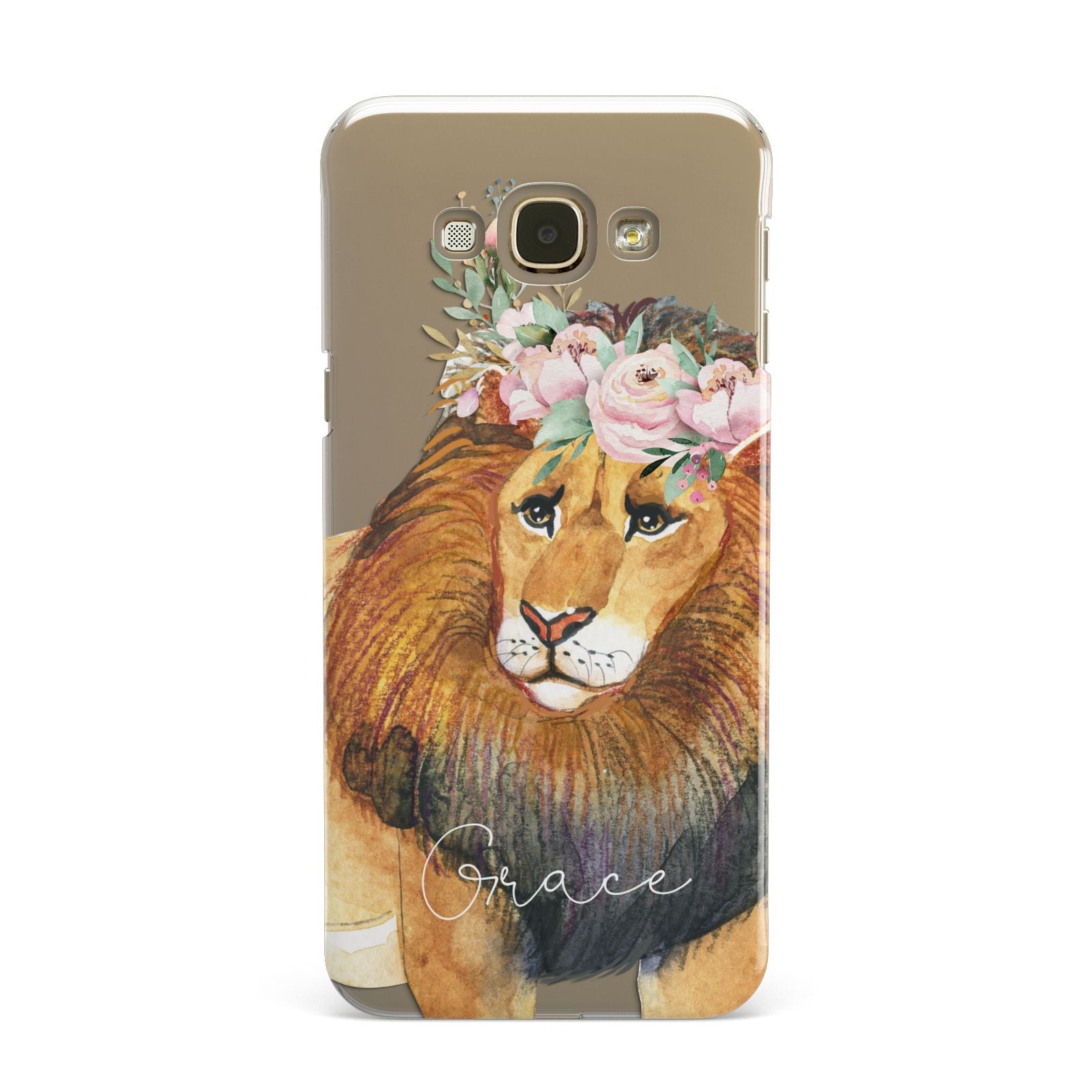 Personalised Lion Samsung Galaxy A8 Case