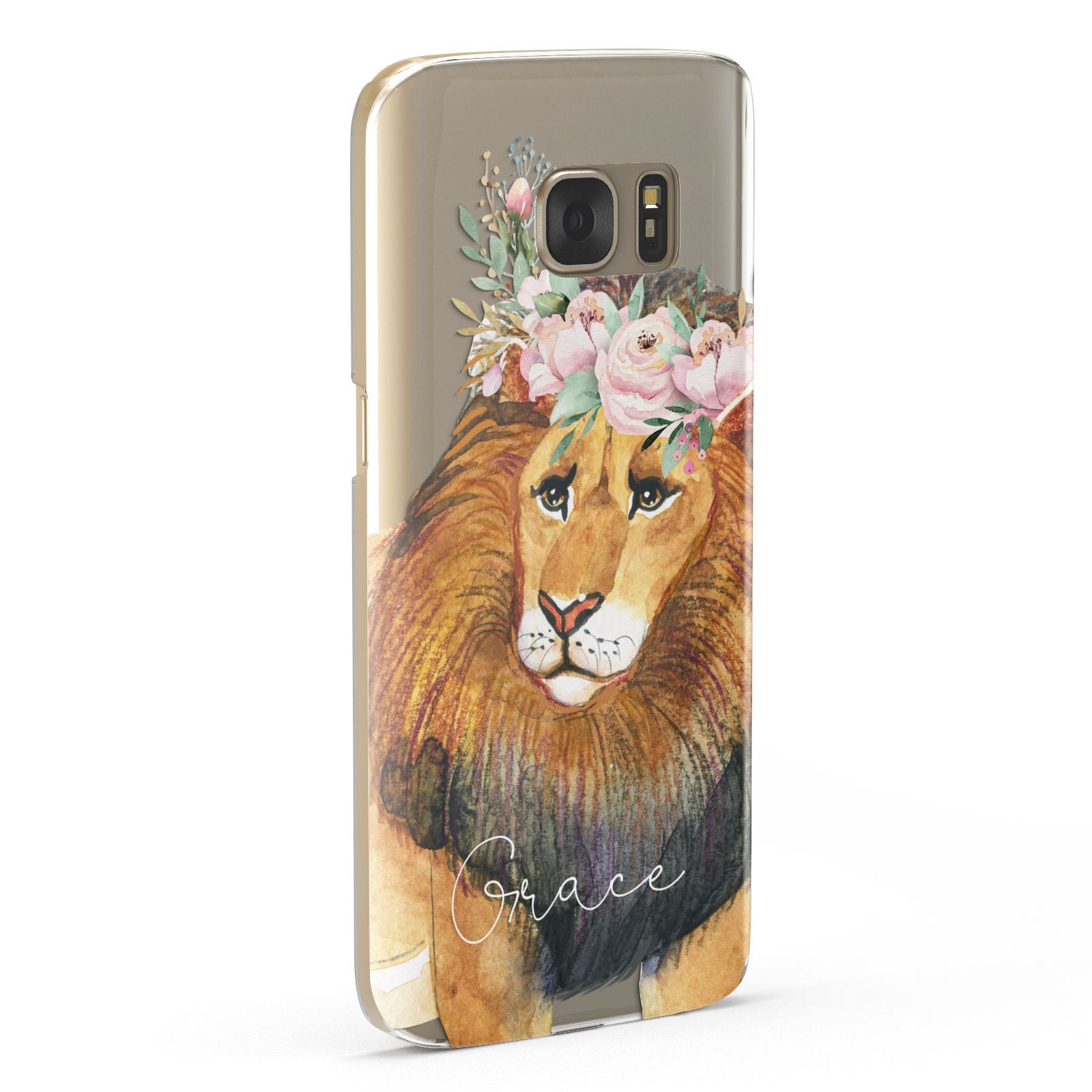 Personalised Lion Samsung Galaxy Case Fourty Five Degrees