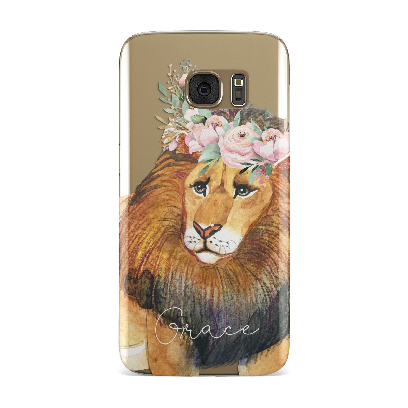 Personalised Lion Samsung Galaxy Case