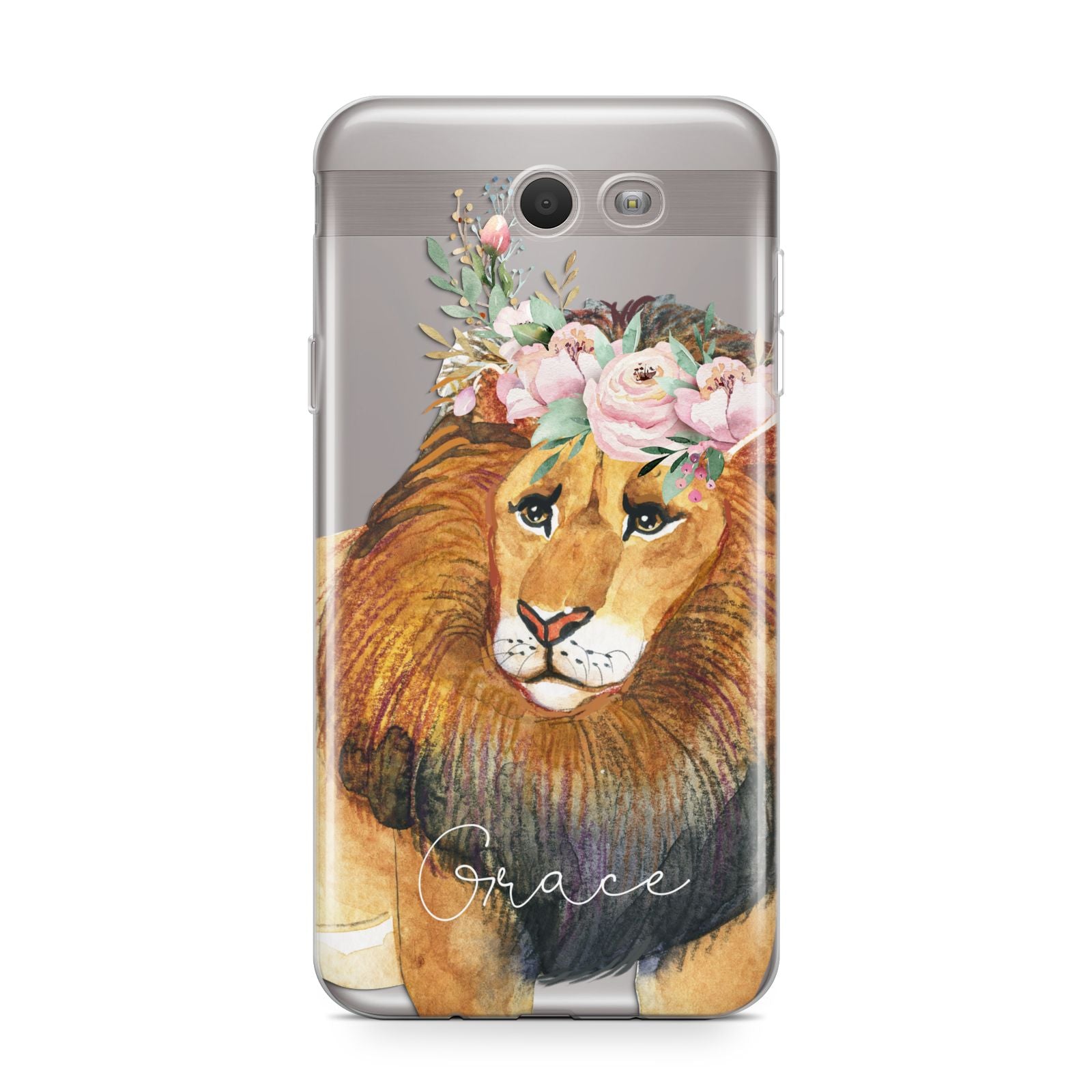 Personalised Lion Samsung Galaxy J7 2017 Case