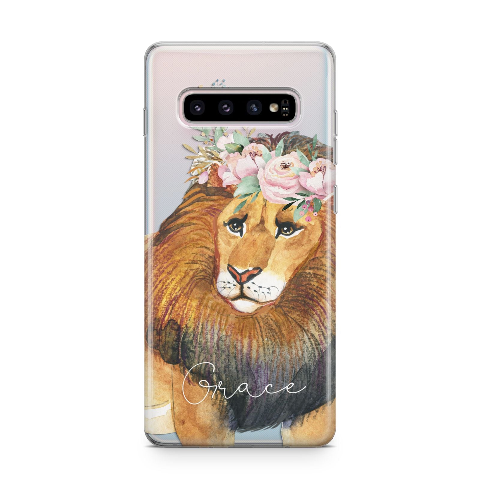 Personalised Lion Samsung Galaxy S10 Plus Case