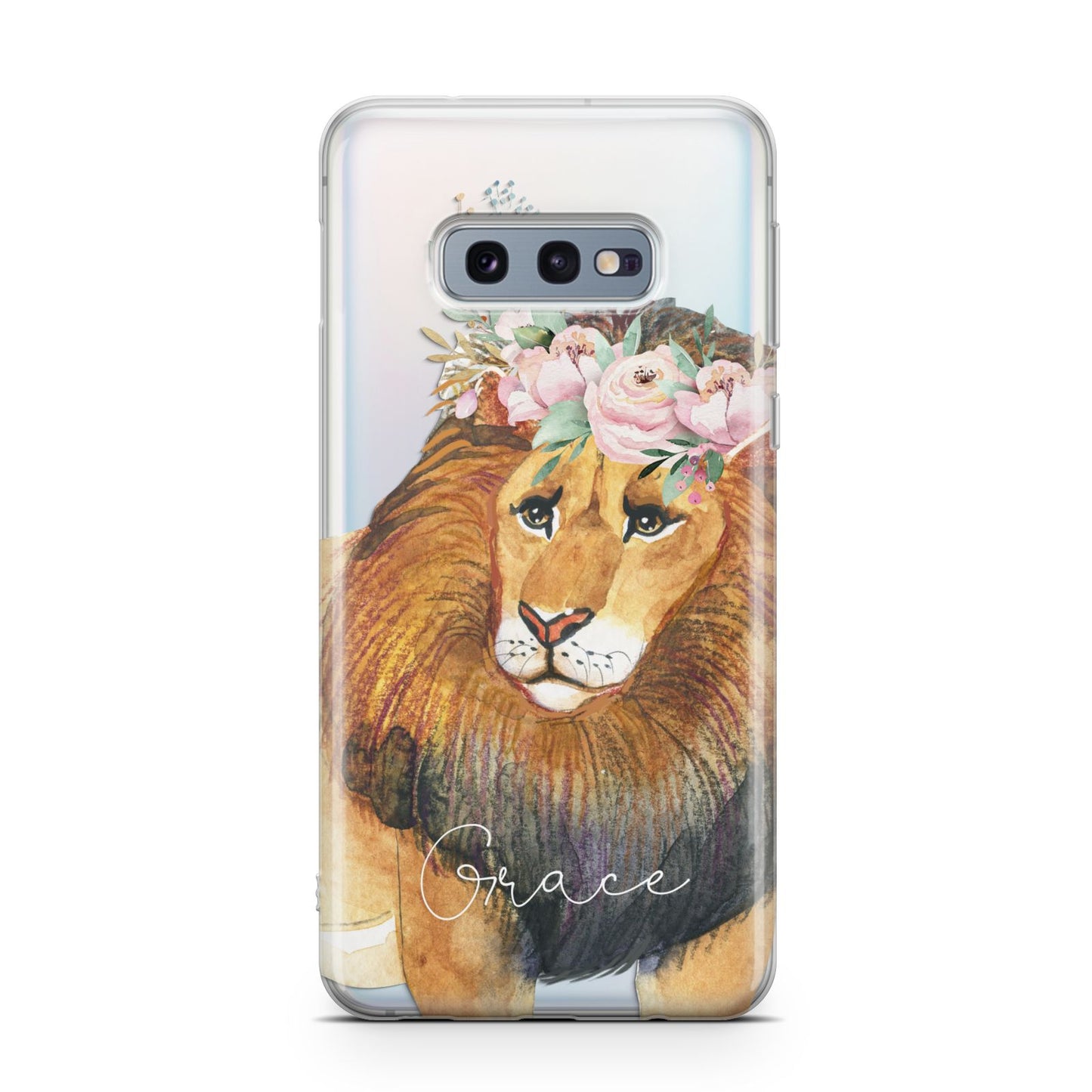 Personalised Lion Samsung Galaxy S10E Case