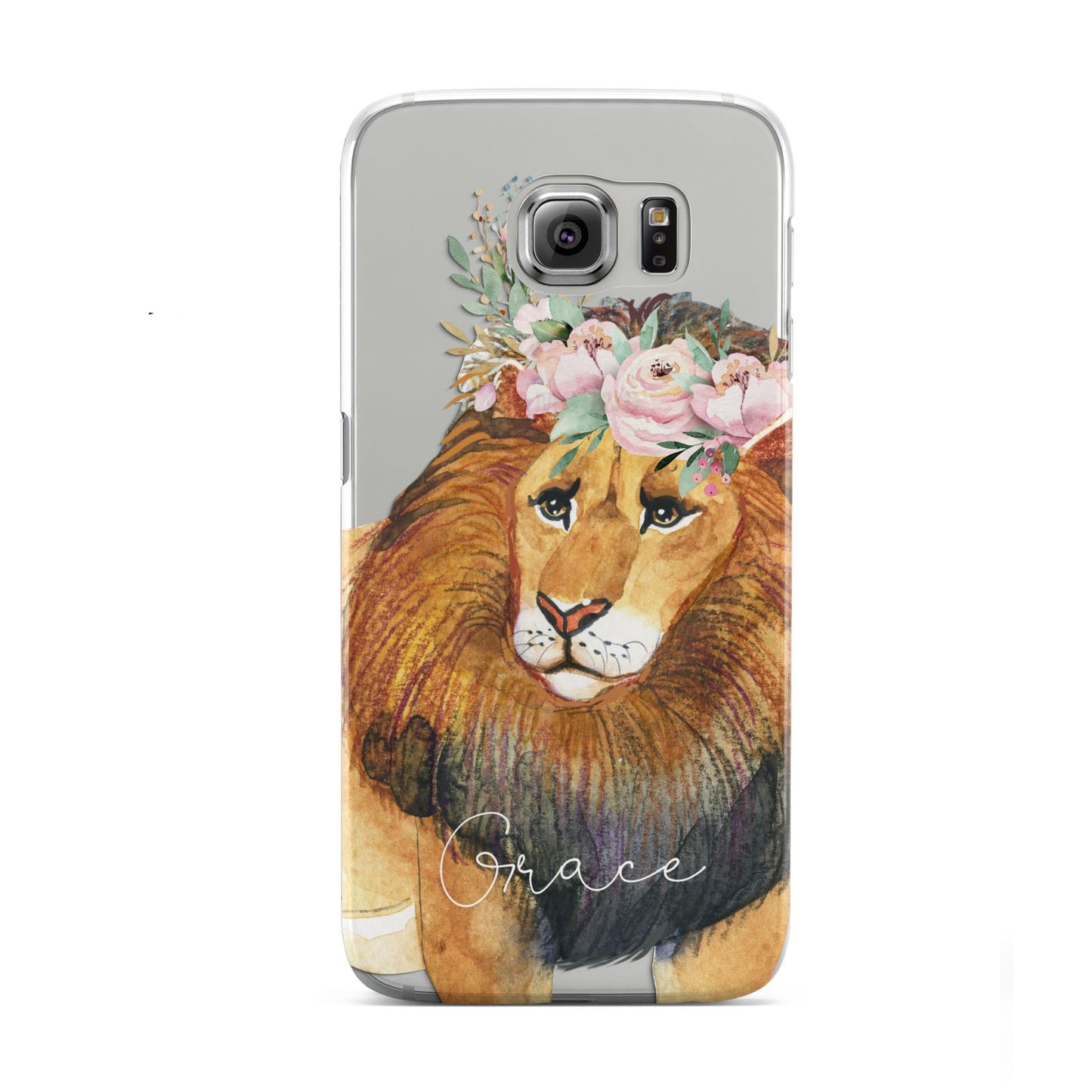 Personalised Lion Samsung Galaxy S6 Case