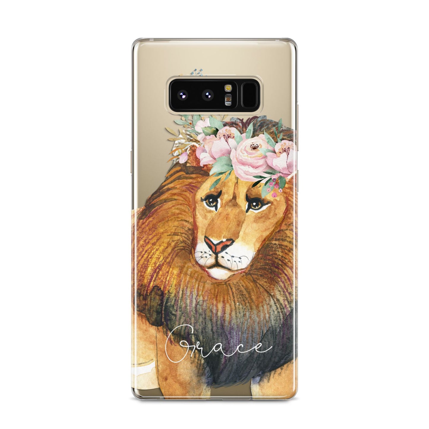 Personalised Lion Samsung Galaxy S8 Case