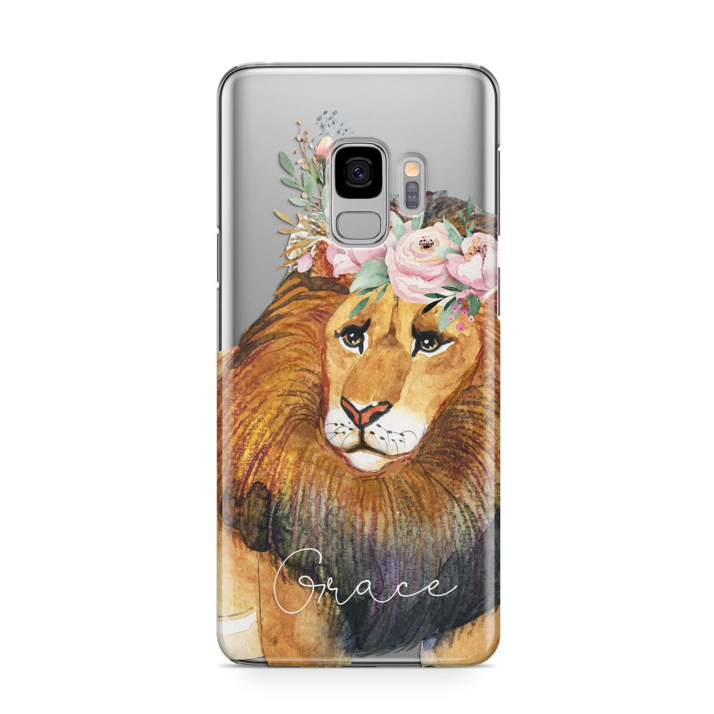 Personalised Lion Samsung Galaxy S9 Case