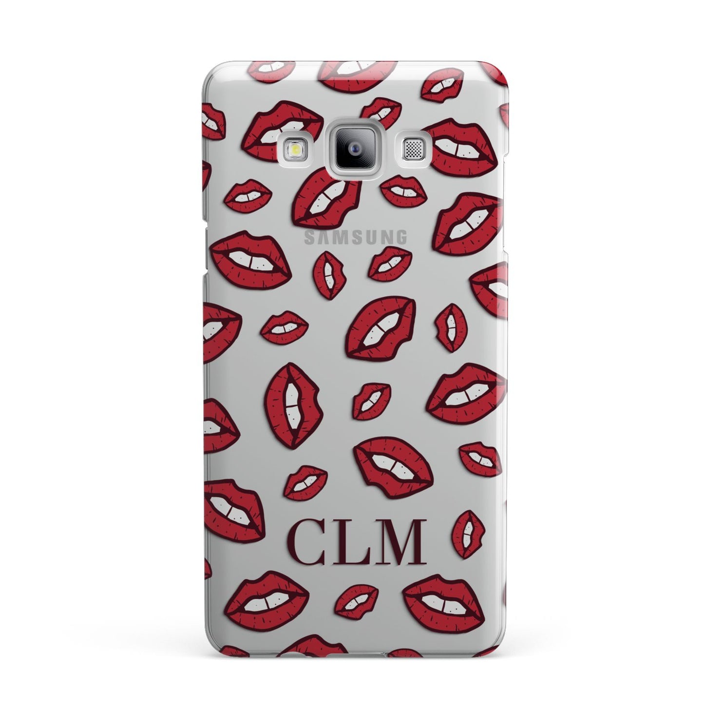 Personalised Lips Initials Samsung Galaxy A7 2015 Case