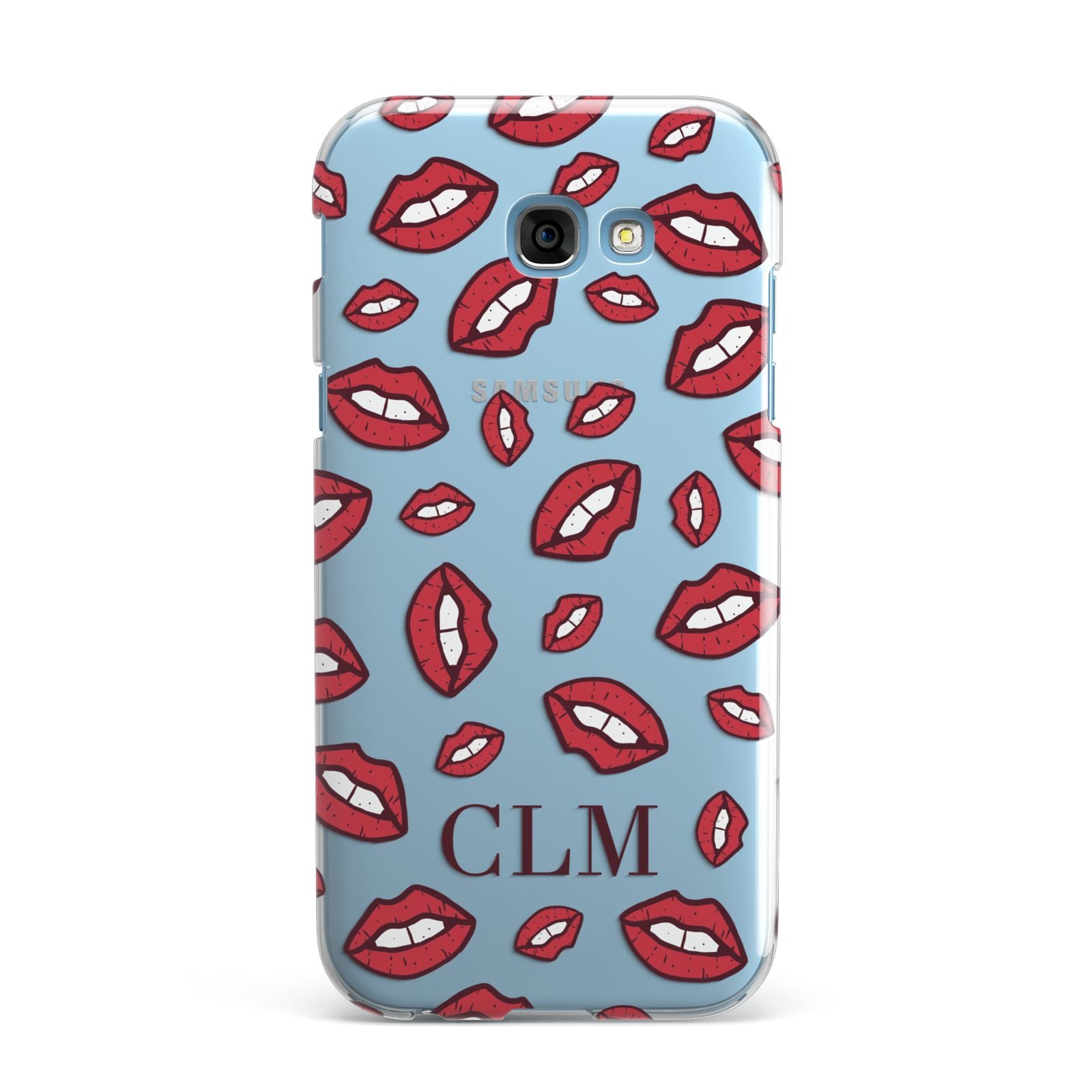 Personalised Lips Initials Samsung Galaxy A7 2017 Case