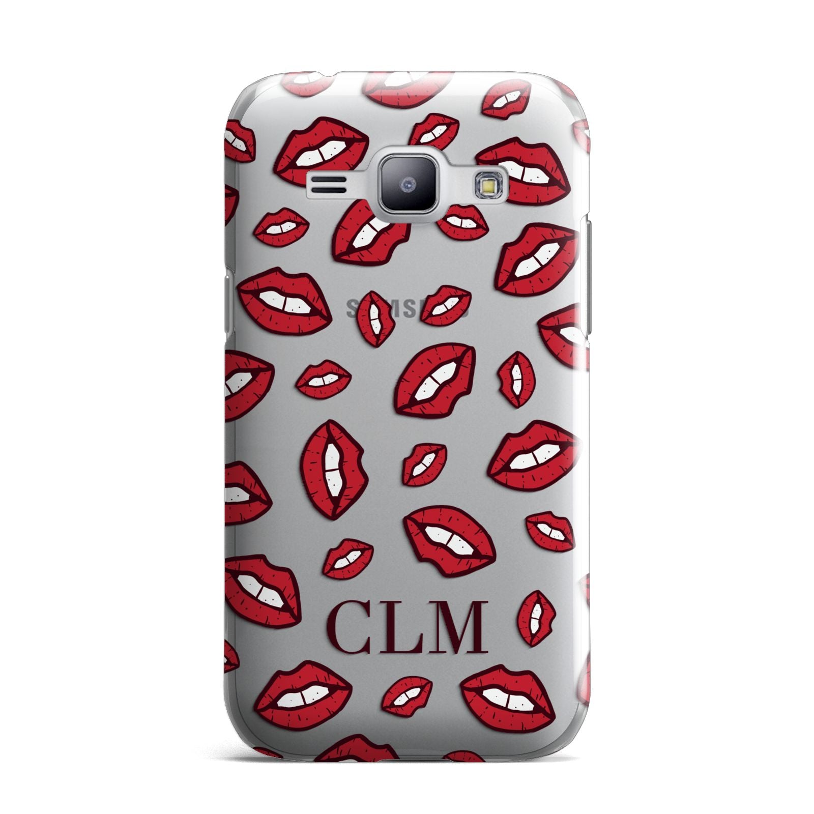 Personalised Lips Initials Samsung Galaxy J1 2015 Case