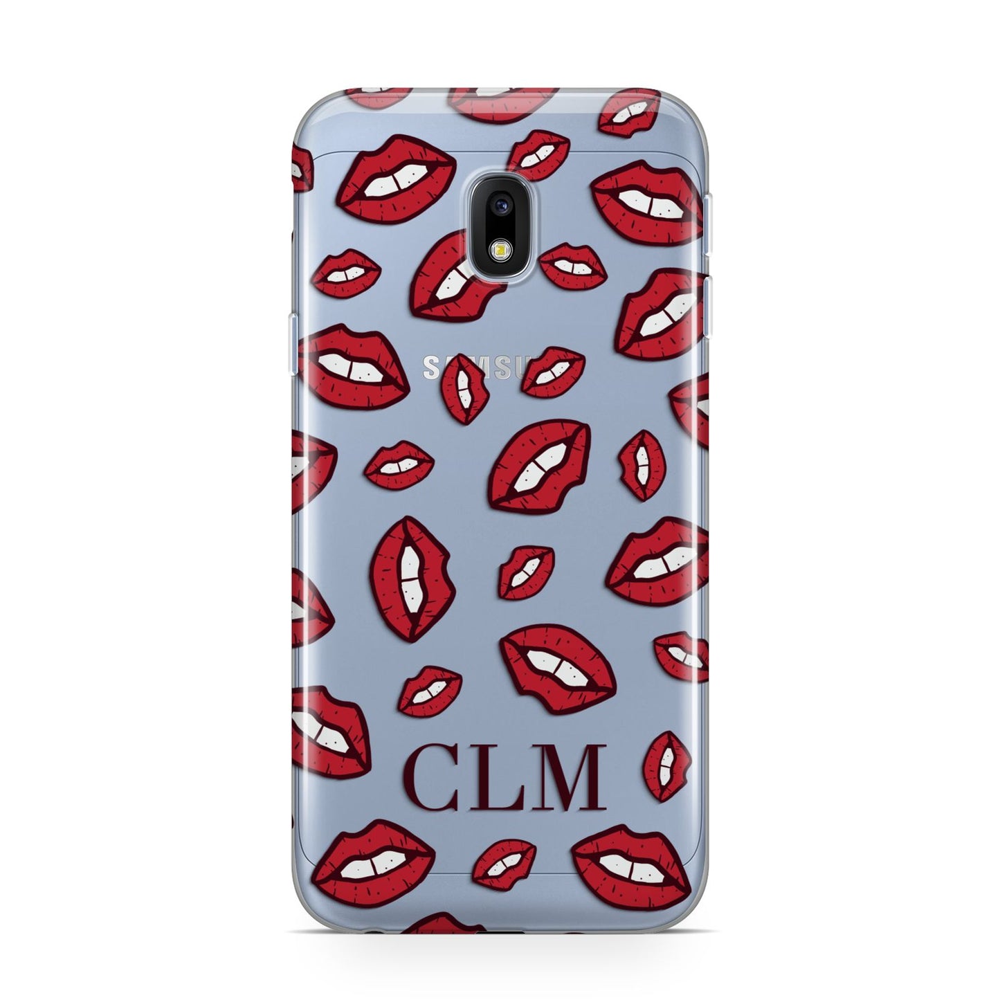 Personalised Lips Initials Samsung Galaxy J3 2017 Case