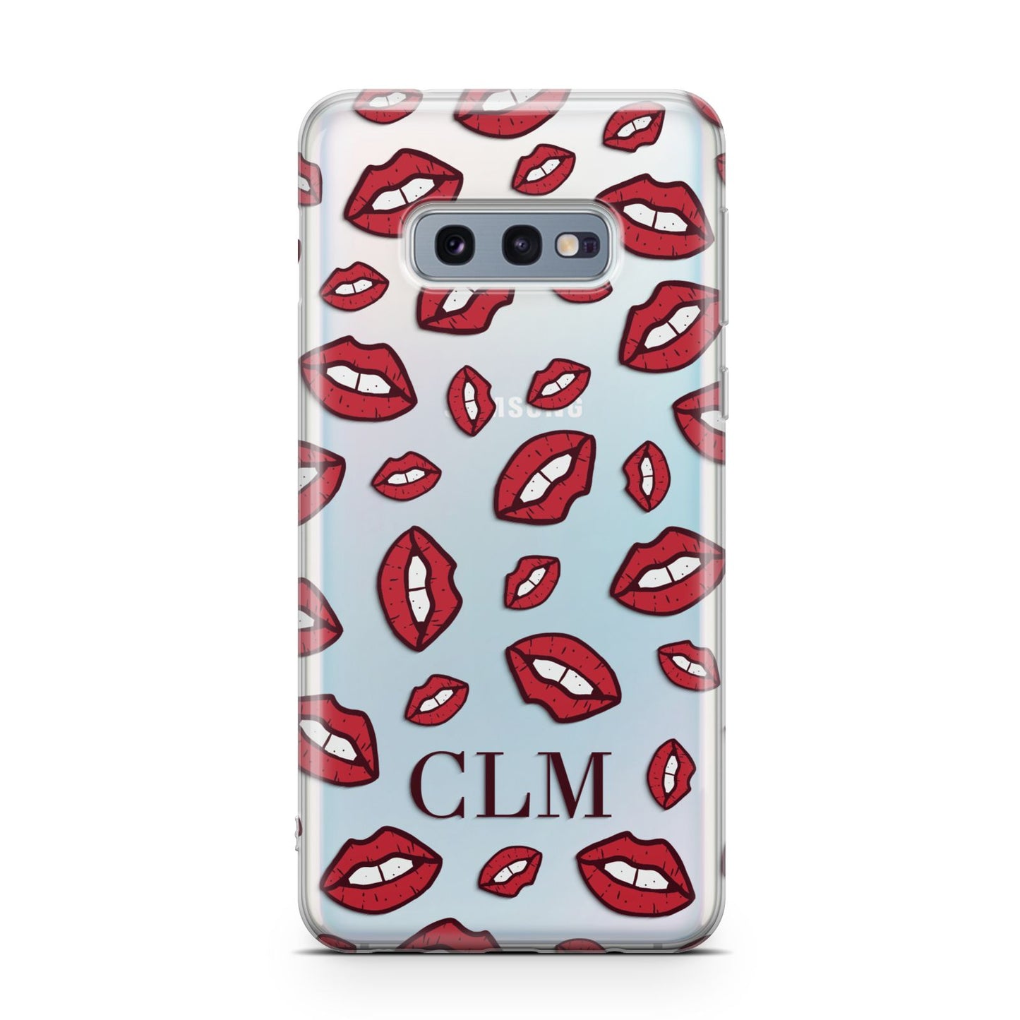 Personalised Lips Initials Samsung Galaxy S10E Case