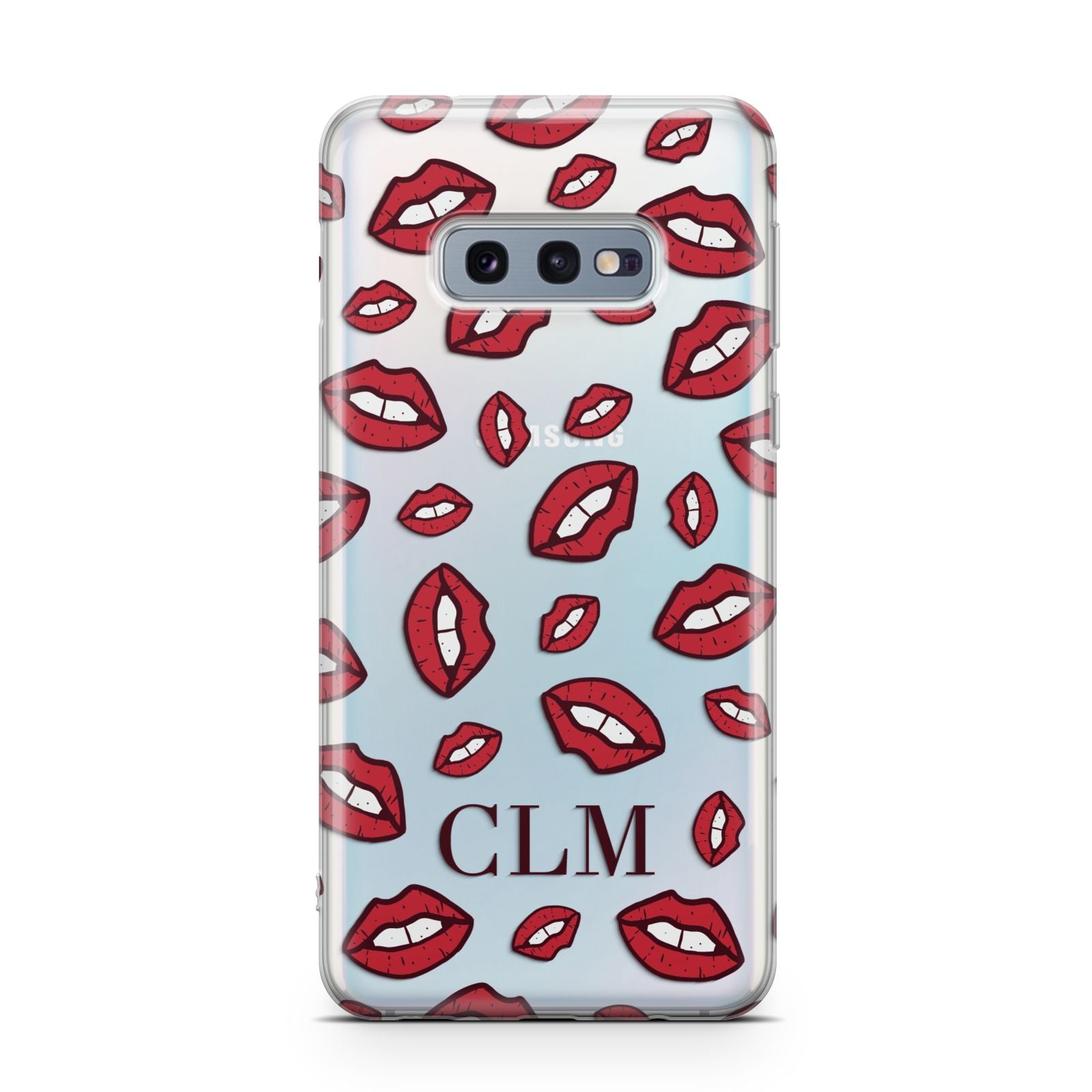 Personalised Lips Initials Samsung Galaxy S10E Case