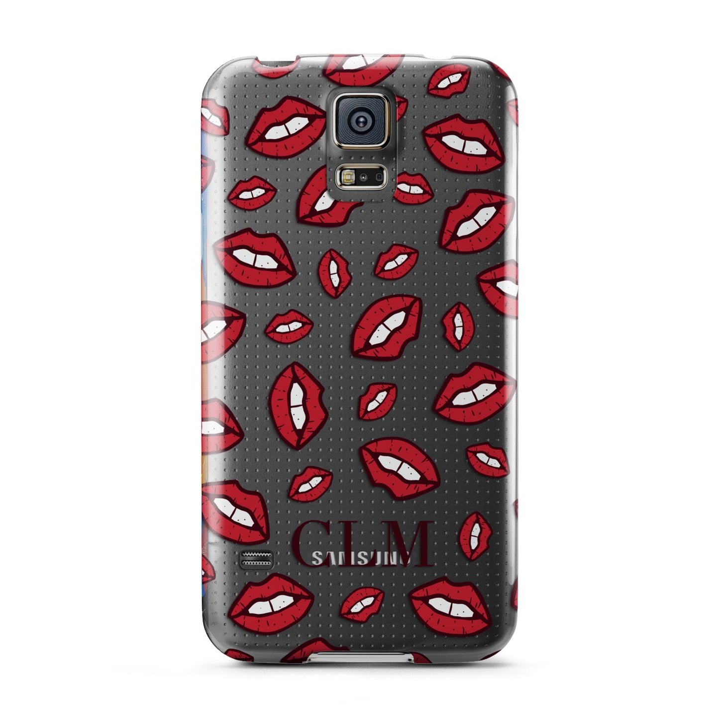 Personalised Lips Initials Samsung Galaxy S5 Case