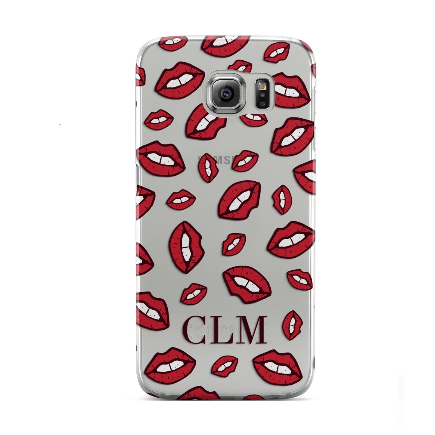 Personalised Lips Initials Samsung Galaxy S6 Case