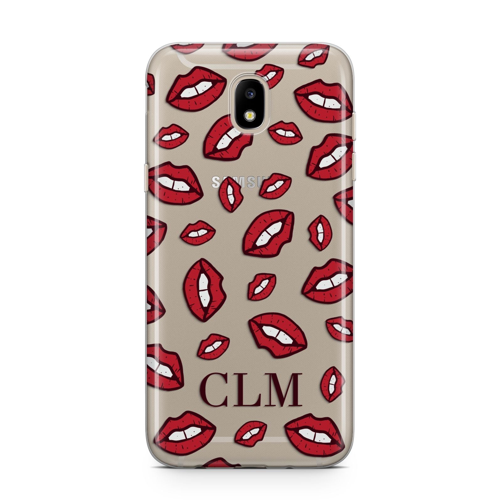 Personalised Lips Initials Samsung J5 2017 Case