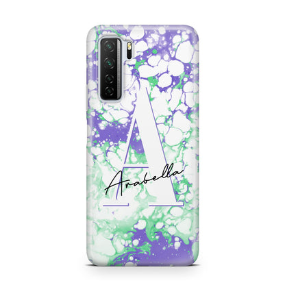 Personalised Liquid Marble Huawei P40 Lite 5G Phone Case