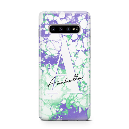 Personalised Liquid Marble Protective Samsung Galaxy Case