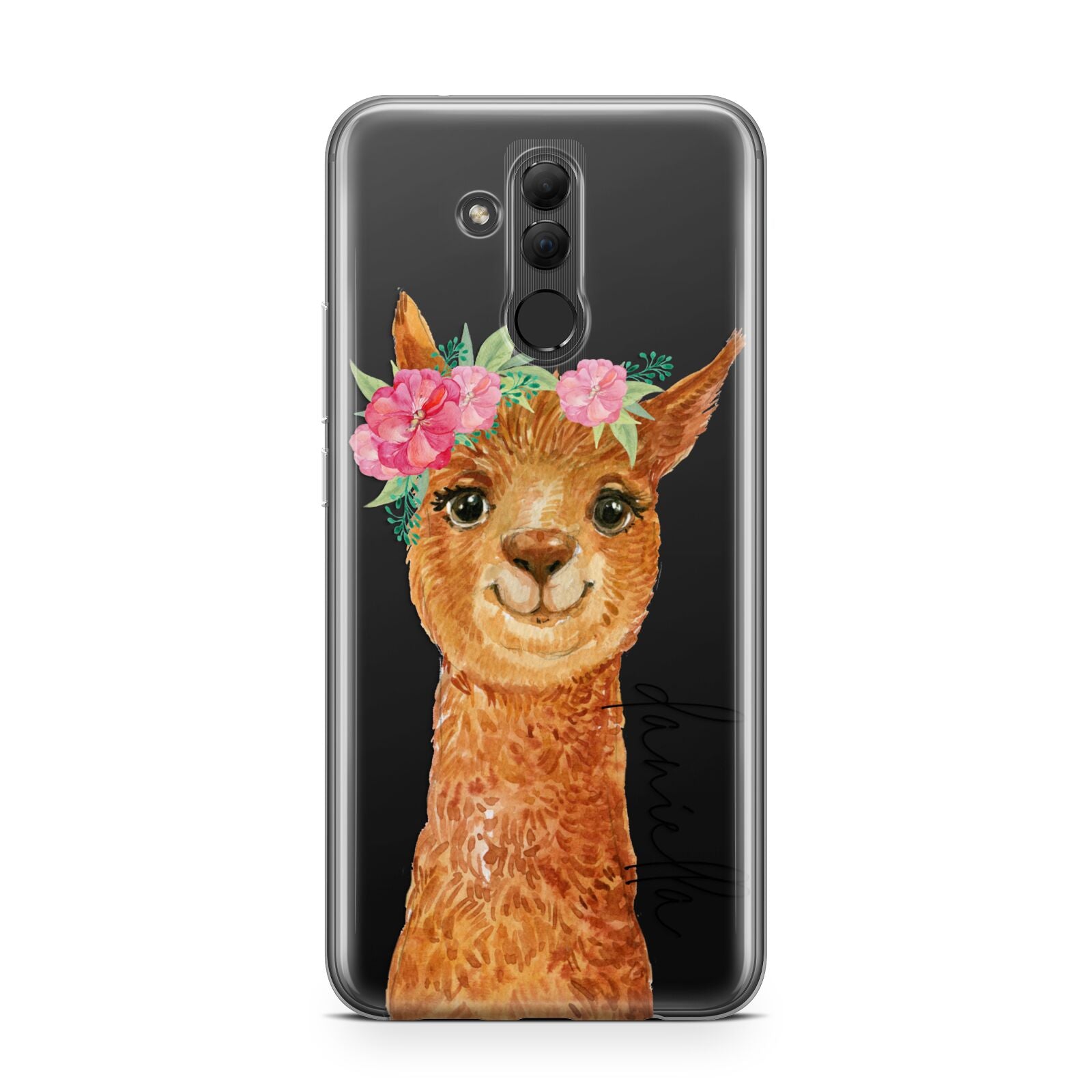 Personalised Llama Huawei Mate 20 Lite