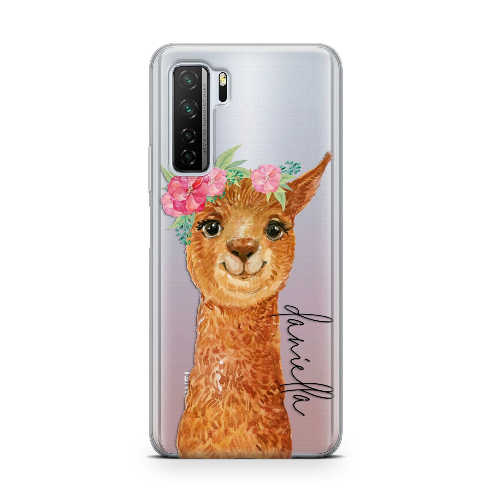 Personalised Llama Huawei P40 Lite 5G Phone Case