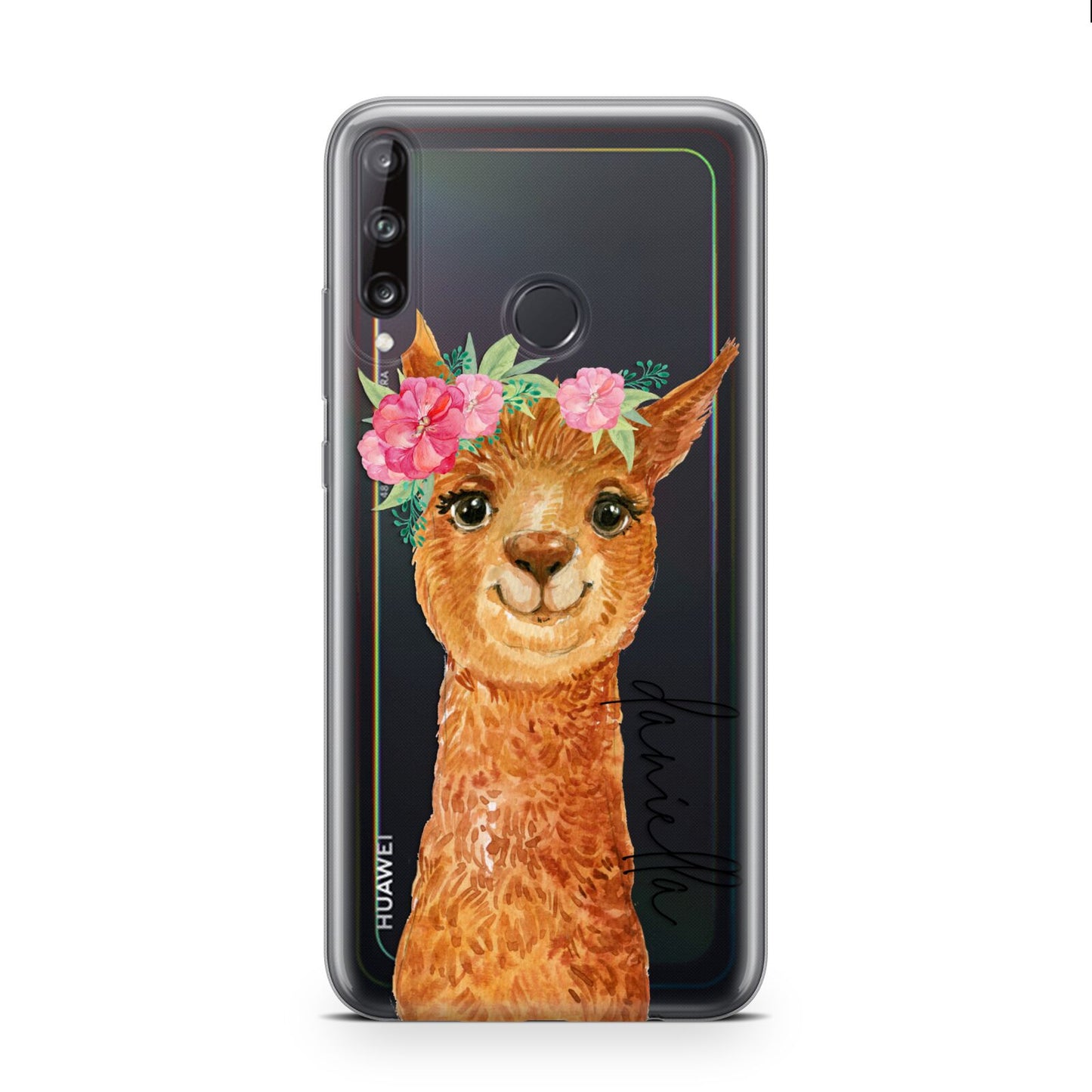 Personalised Llama Huawei P40 Lite E Phone Case