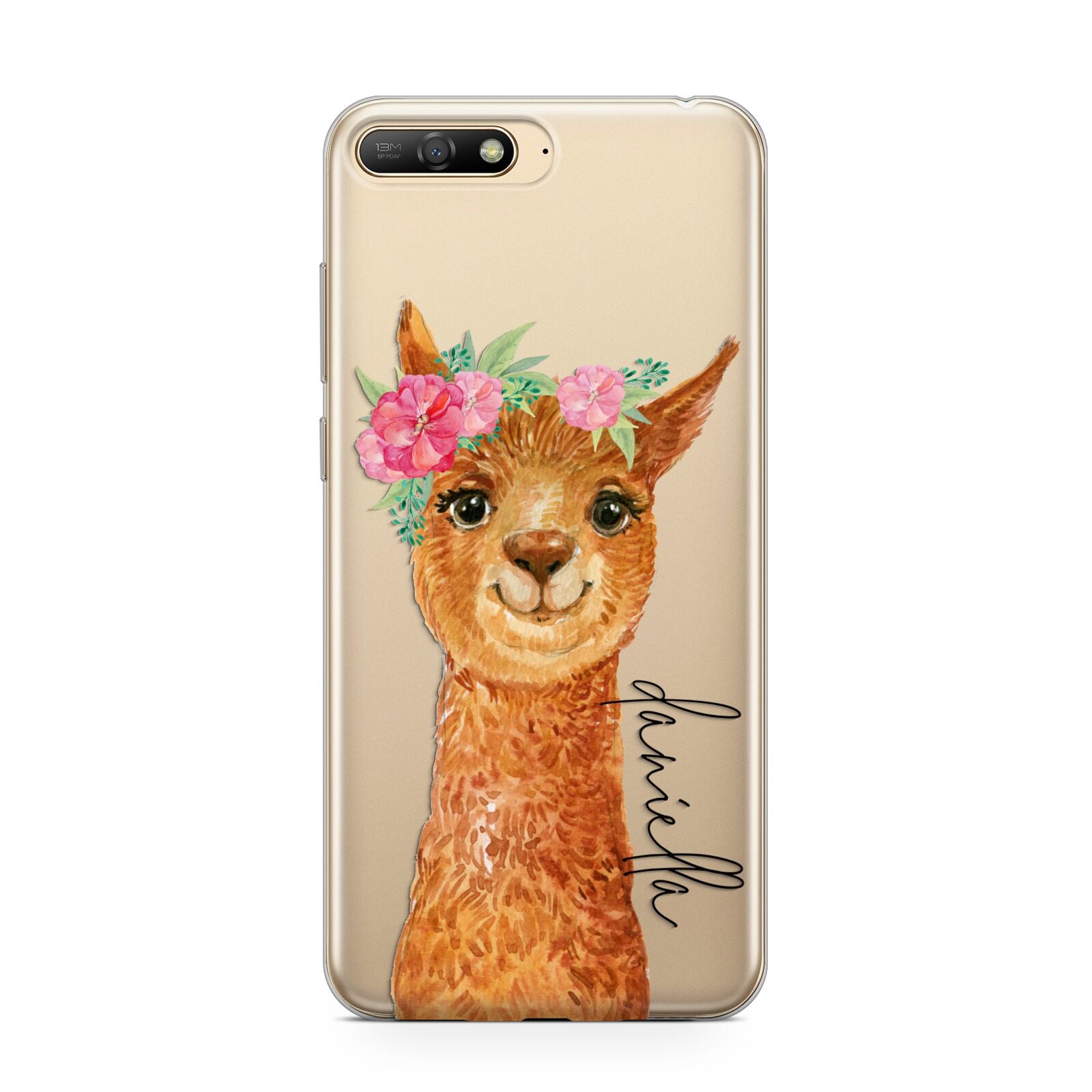 Personalised Llama Huawei Y6 2018