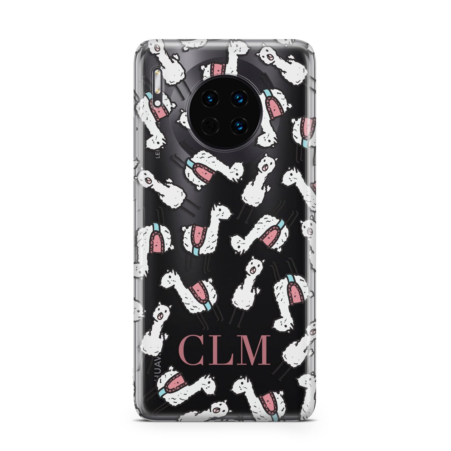 Personalised Llama Initials Monogram Huawei Mate 30