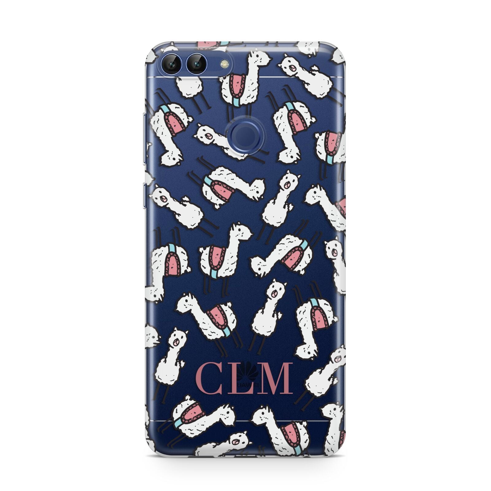 Personalised Llama Initials Monogram Huawei P Smart Case