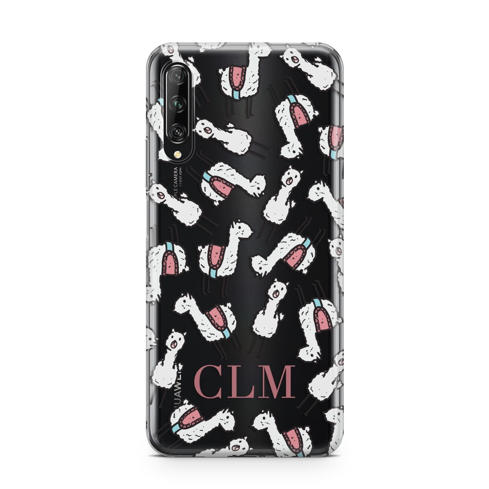 Personalised Llama Initials Monogram Huawei P Smart Pro 2019