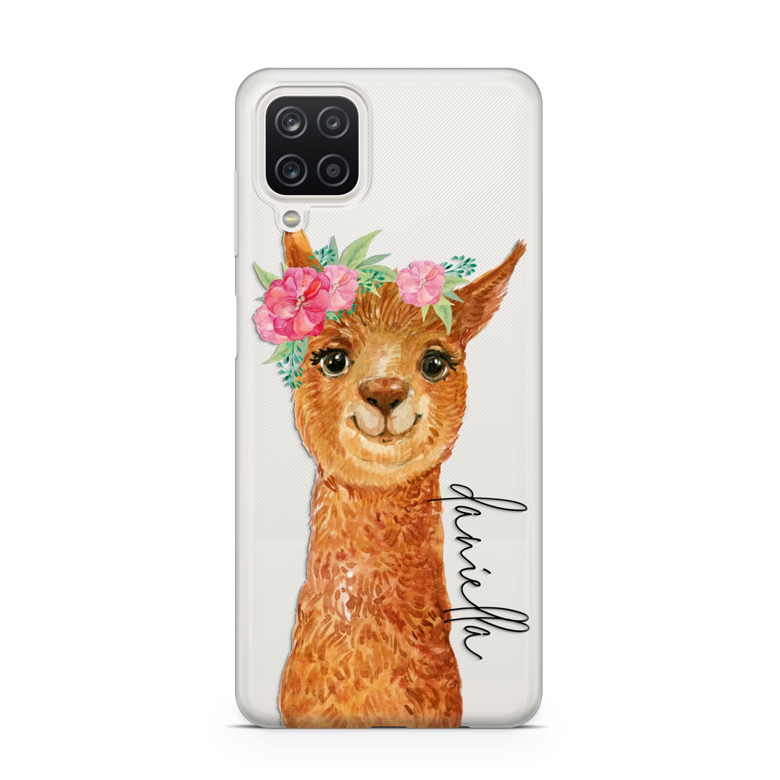 Personalised Llama Samsung A12 Case