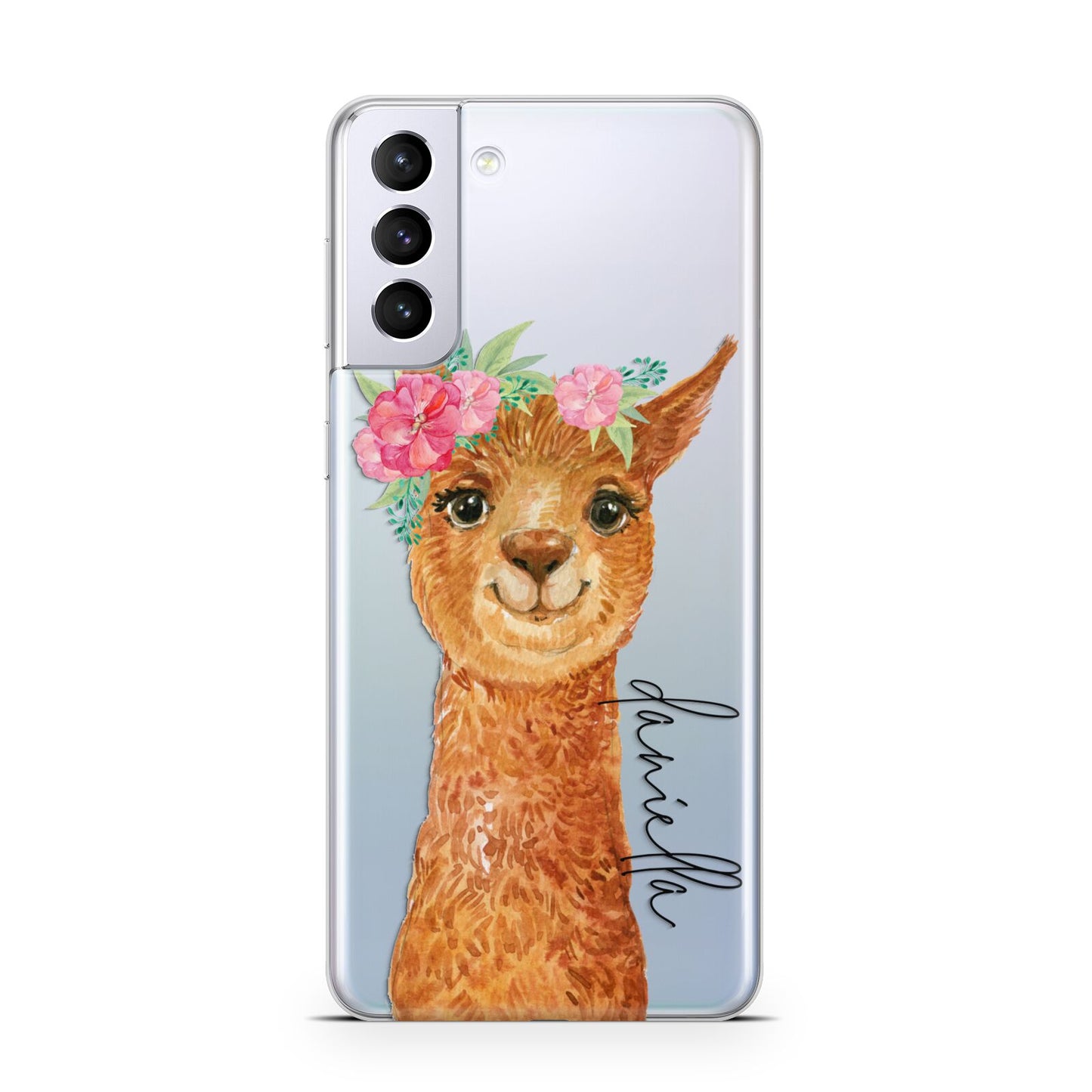 Personalised Llama Samsung S21 Plus Case