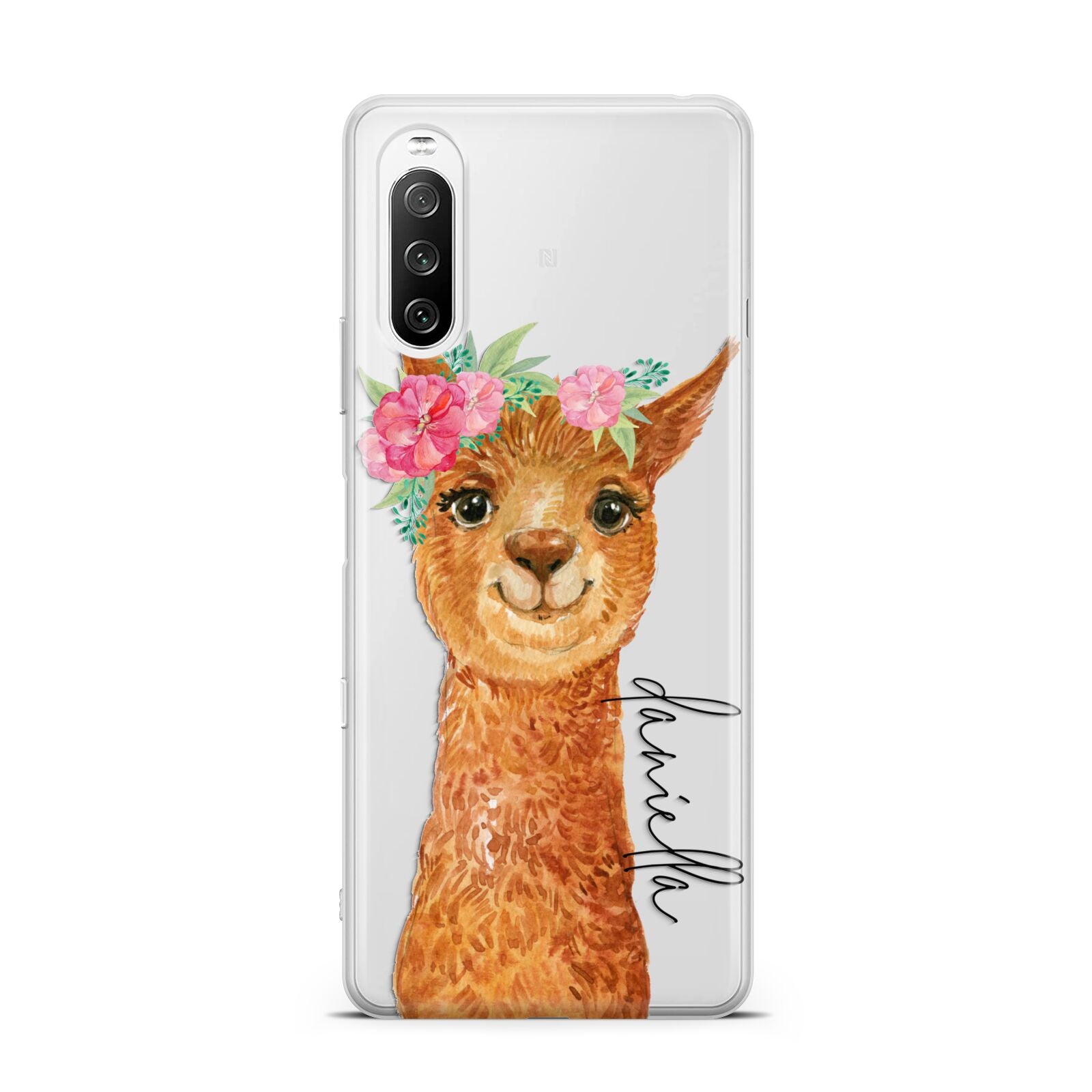 Personalised Llama Sony Xperia 10 III Case