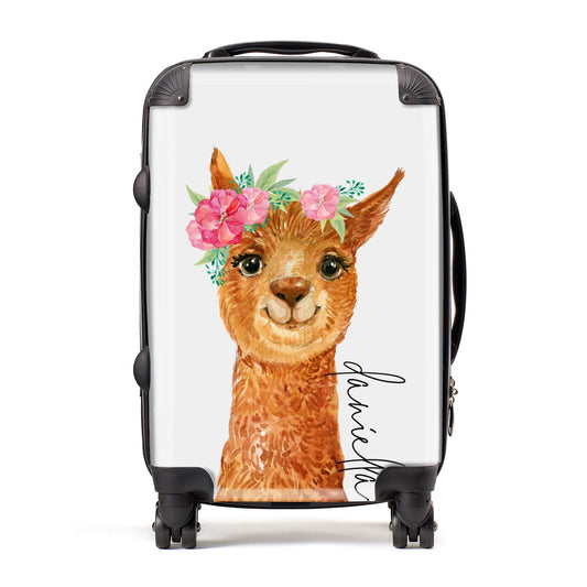 Personalised Llama Suitcase