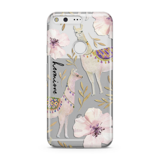 Personalised Llamas Google Pixel Case