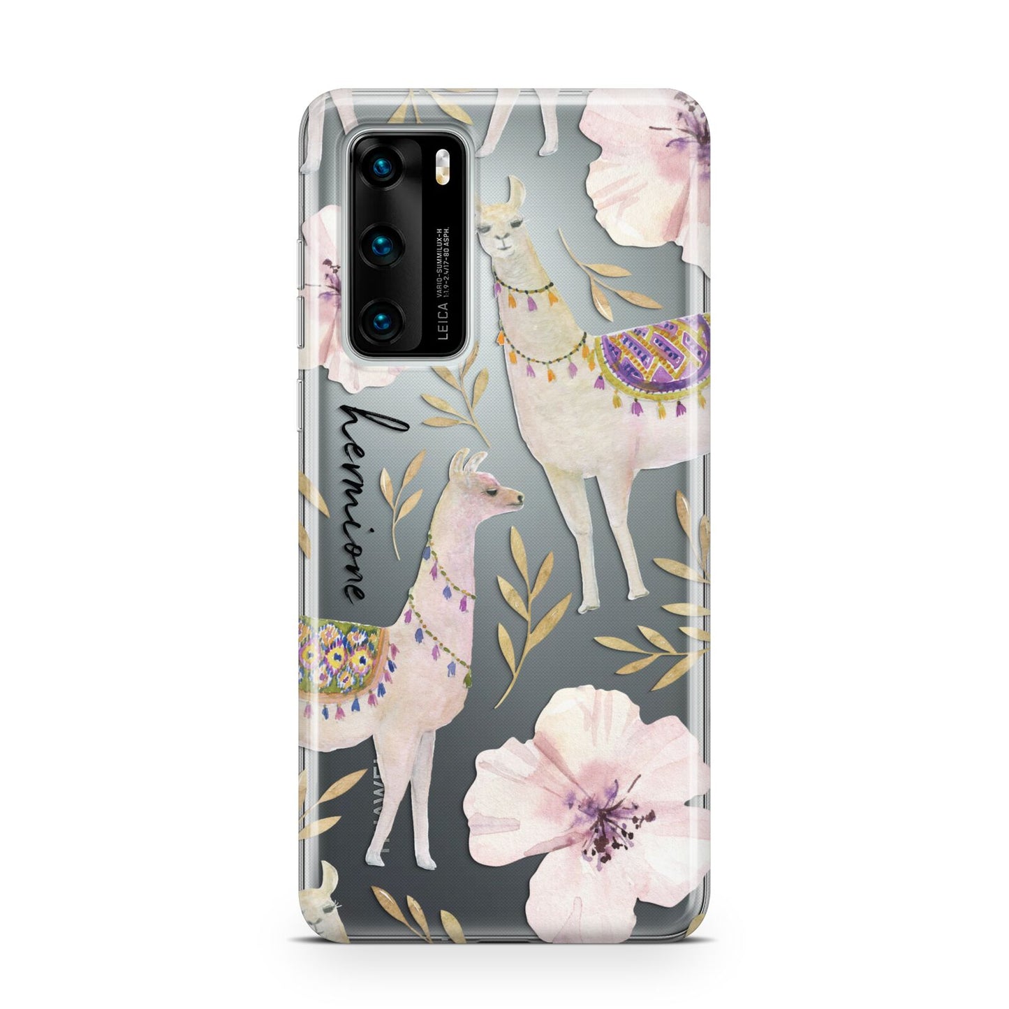 Personalised Llamas Huawei P40 Phone Case