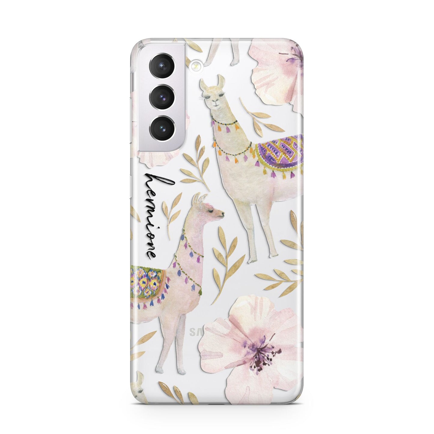 Personalised Llamas Samsung S21 Case