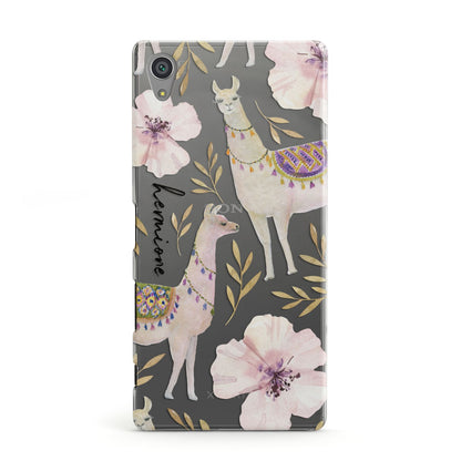 Personalised Llamas Sony Xperia Case