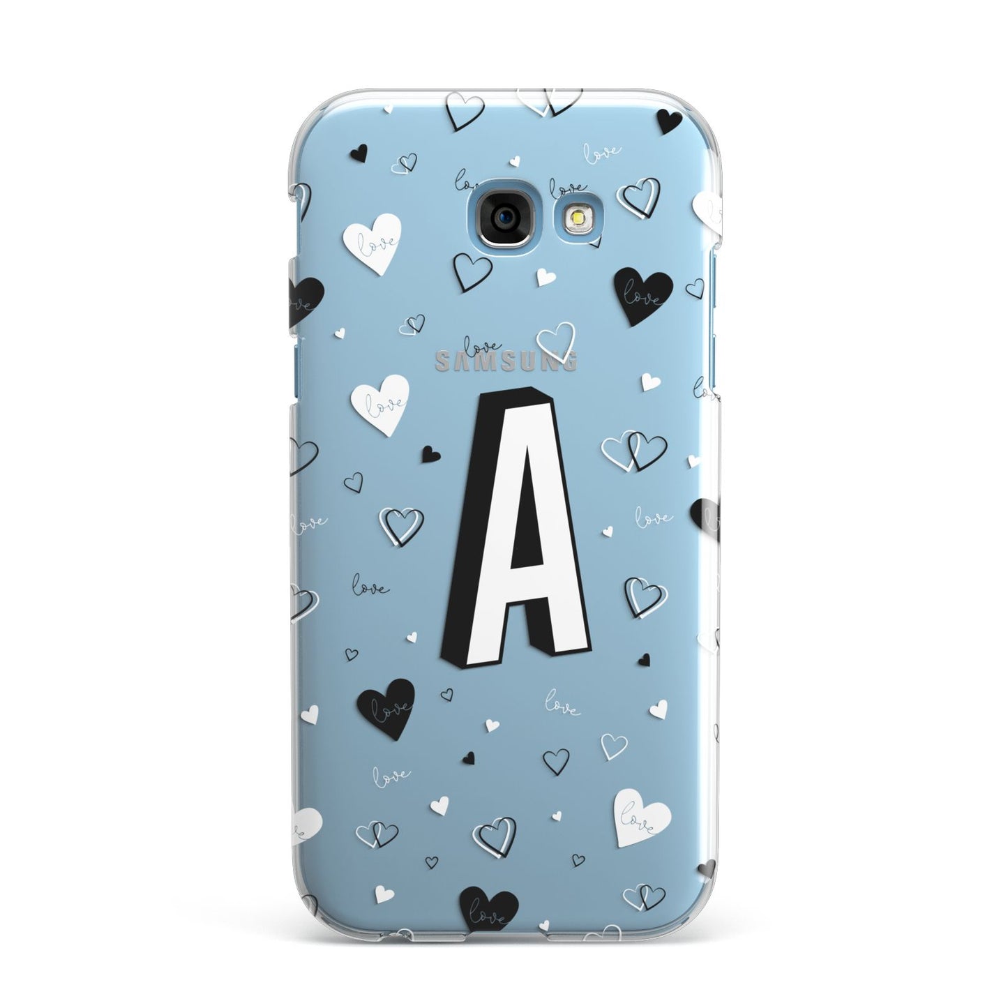 Personalised Love Alphabet Samsung Galaxy A7 2017 Case