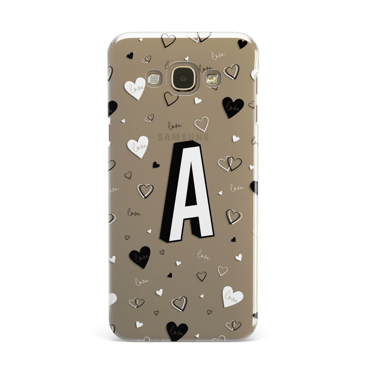 Personalised Love Alphabet Samsung Galaxy A8 Case