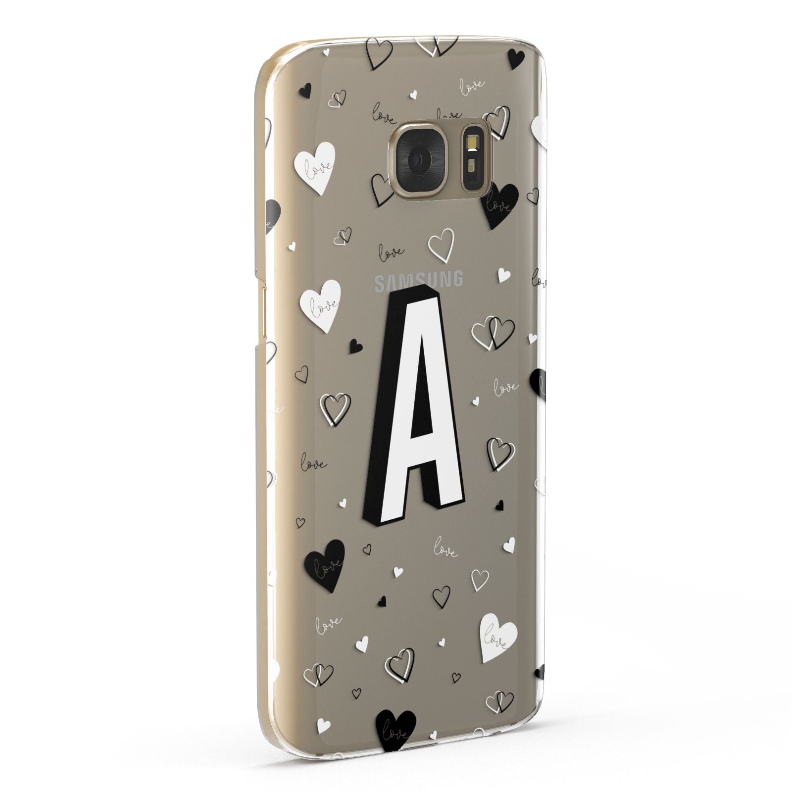 Personalised Love Alphabet Samsung Galaxy Case Fourty Five Degrees