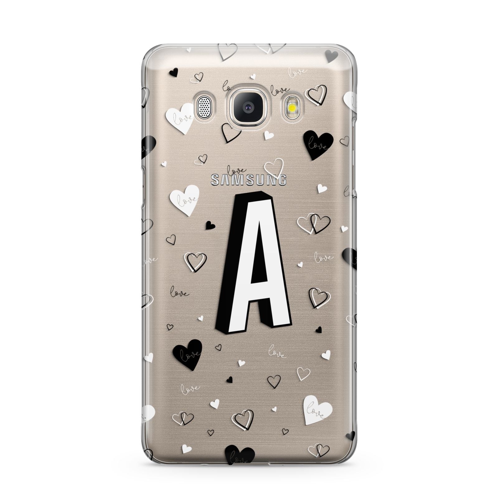 Personalised Love Alphabet Samsung Galaxy J5 2016 Case