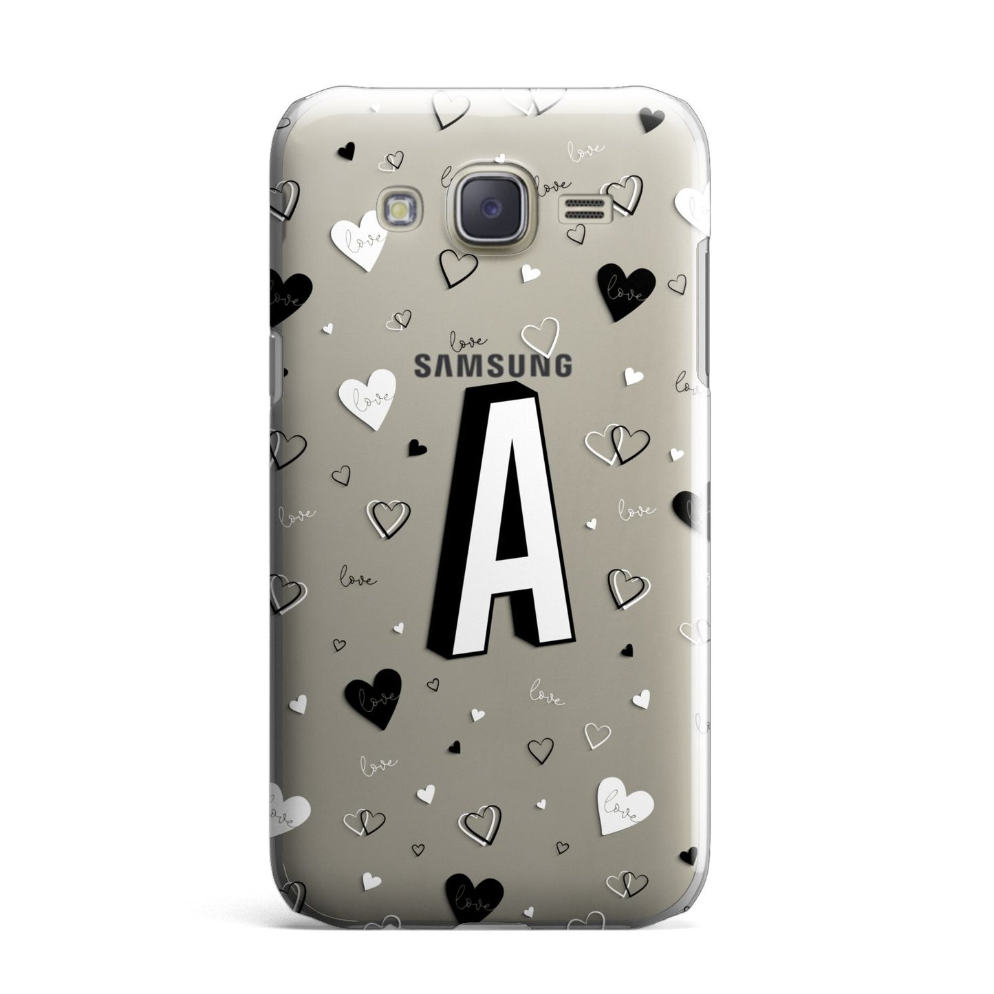 Personalised Love Alphabet Samsung Galaxy J7 Case