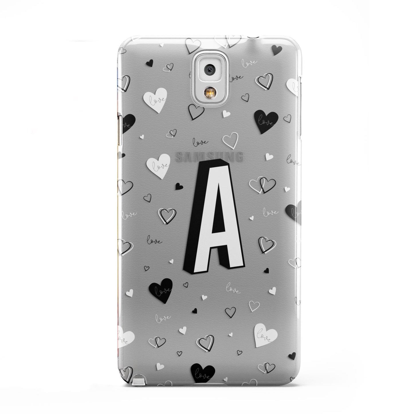 Personalised Love Alphabet Samsung Galaxy Note 3 Case