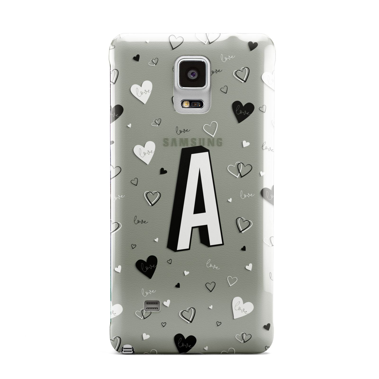 Personalised Love Alphabet Samsung Galaxy Note 4 Case