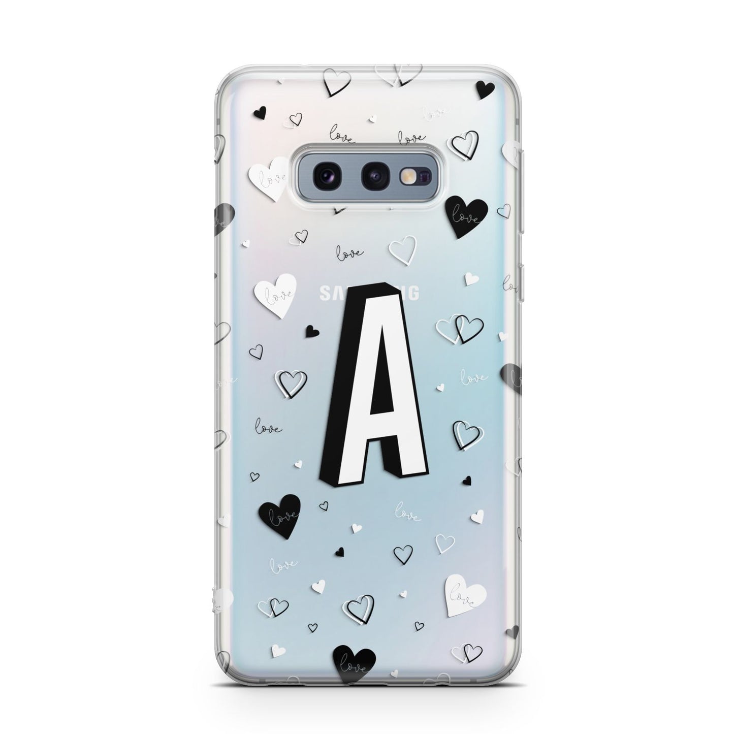 Personalised Love Alphabet Samsung Galaxy S10E Case